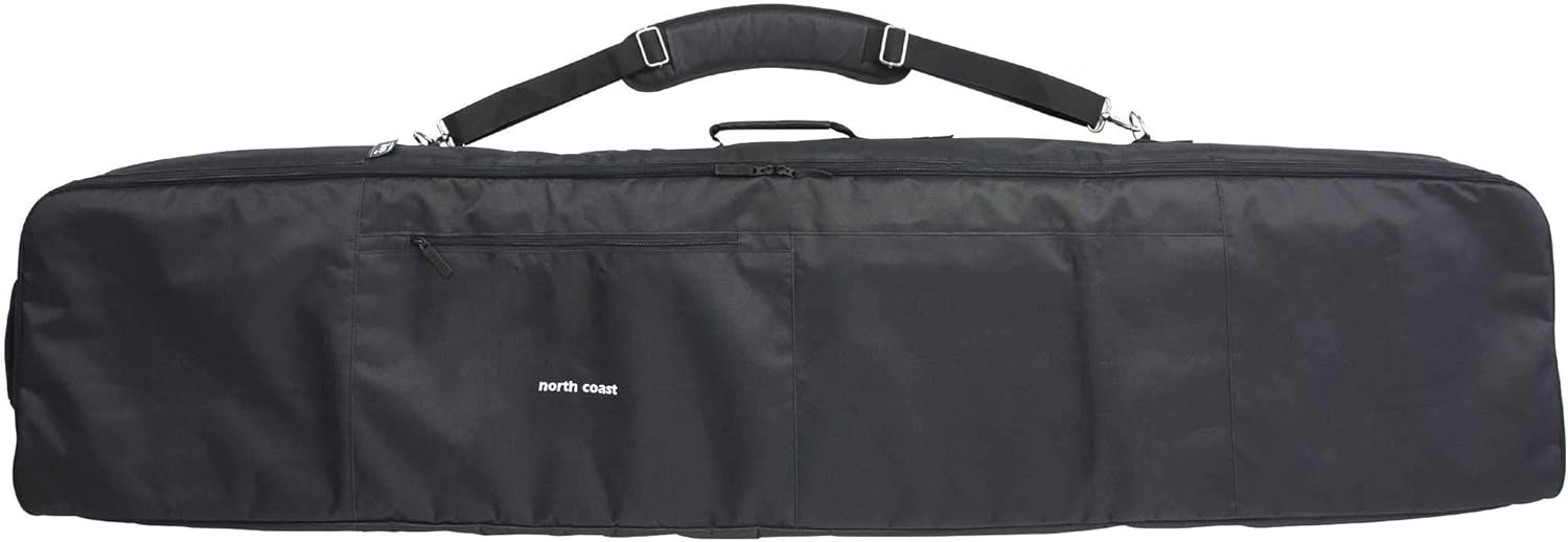 

Чехол для сноуборда North Coast NW-5002 BK, 3-х секционный, для сноубординга. Можно хранить одежду, сноуборды, ботинки, аксессуары и т.д. Мини-карман для удобного хранения мелких предметов. NORTHCOAST (ノースコースト), Black (Black 19-3911Tcx), Черный, Чехол для