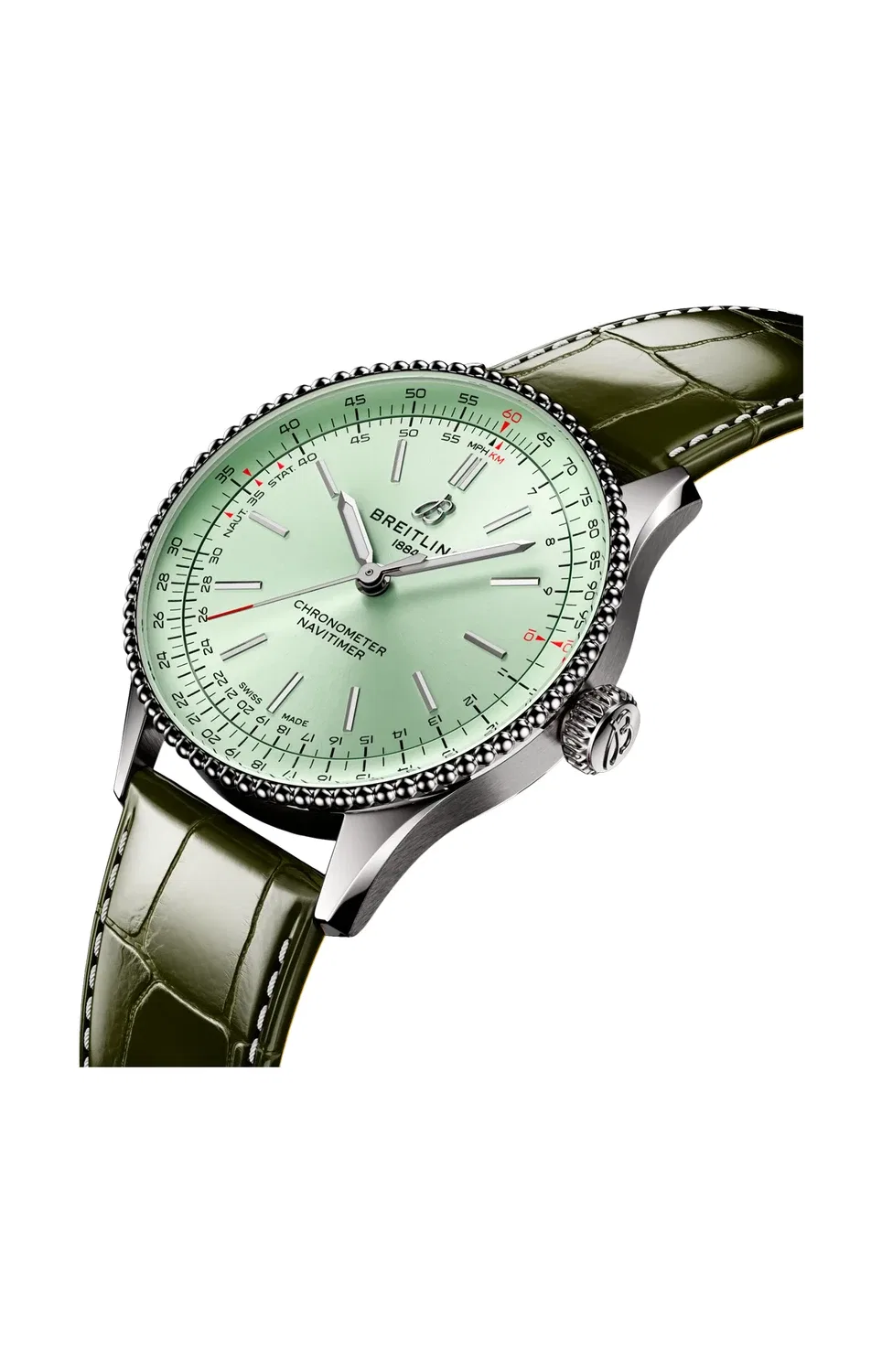 НАВИТАЙМЕР АВТОМАТИК 36 - A17327361L1P1 BREITLING, серебряный — фото 3