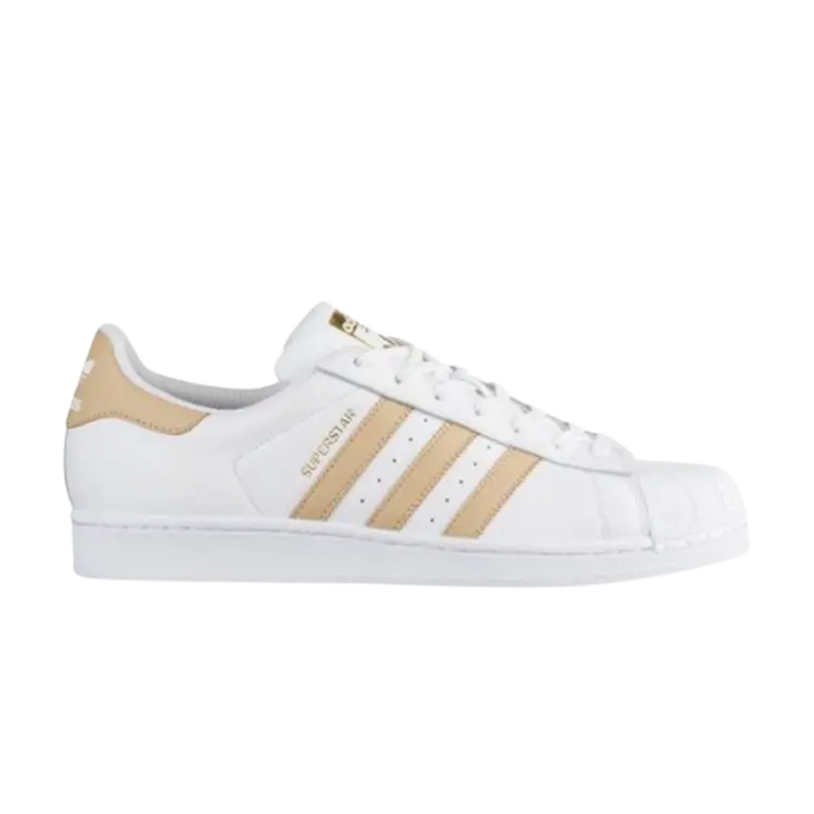 

Кроссовки Adidas Superstar 'White Linen', загар, Серый, Кроссовки Adidas Superstar 'White Linen', загар