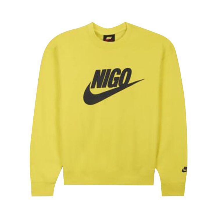 

Толстовка Nike x Nigo NRG Fleece Crew Sweatshirt Yellow, желтый