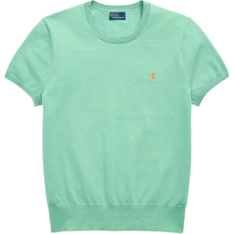Футболка из тонкого топа Polo Ralph Lauren, светло-зеленый — фото 3