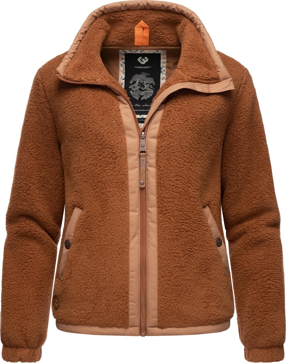 

Толстовка на молнии Ragwear Nordicka, карамель/коньяк