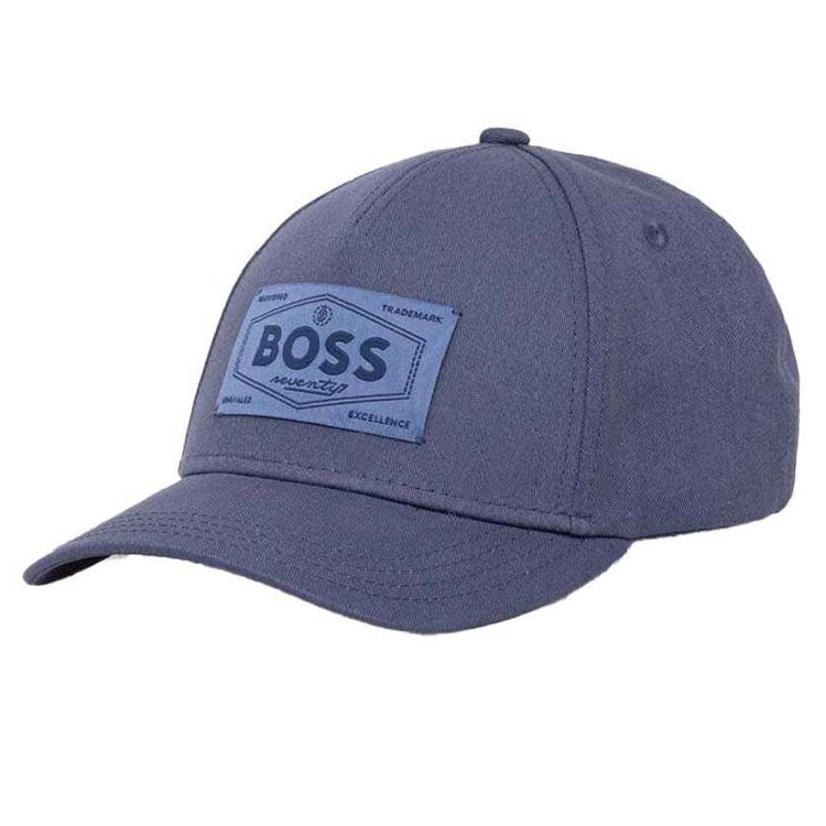 

HUGO BOSS Хлопковая бейсболка мужская синяя, Blue