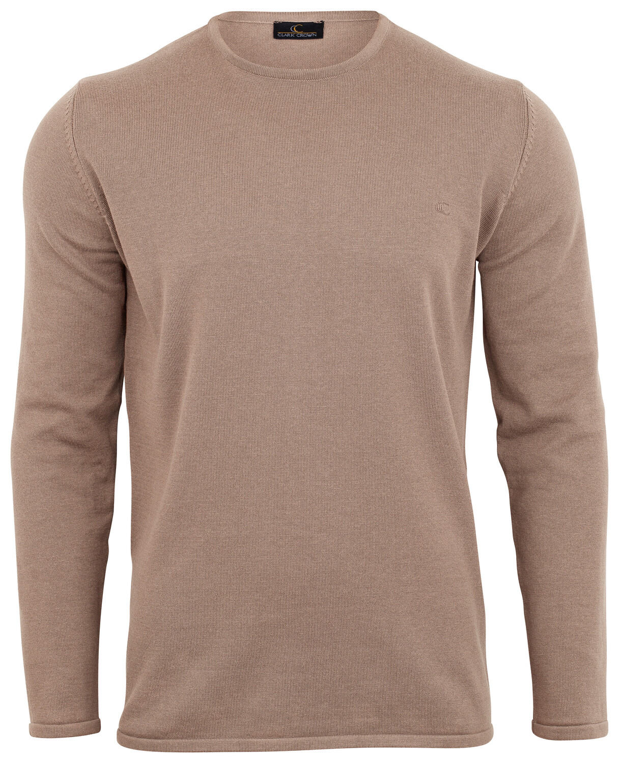 

Толстовка Clark Crown Basic Crew Neck Strickpullover, бежевый
