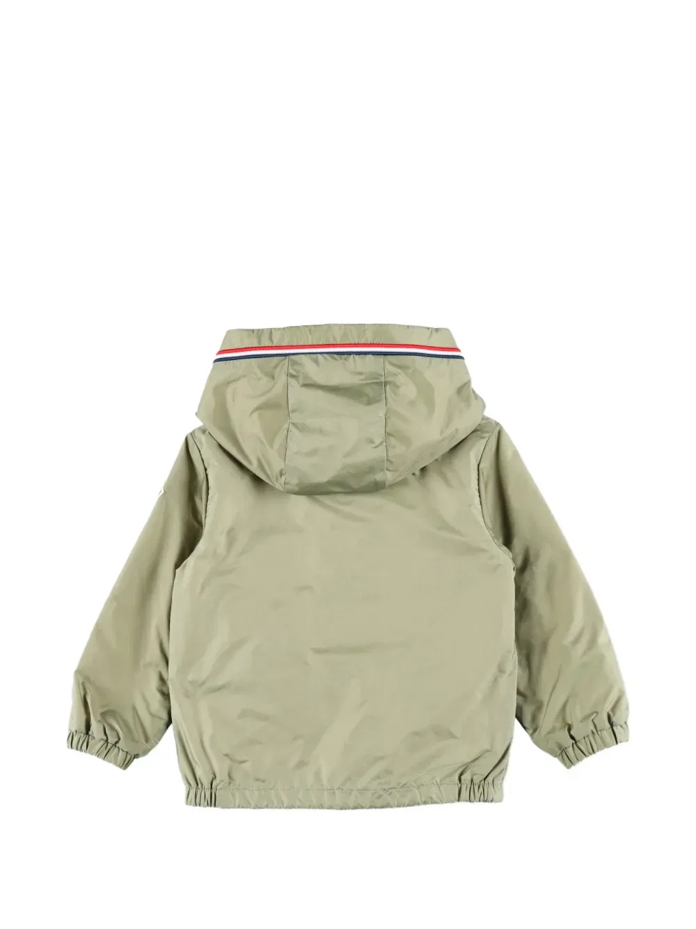 Полосатая куртка с капюшоном Granduc Moncler Enfant, зеленый — фото 2