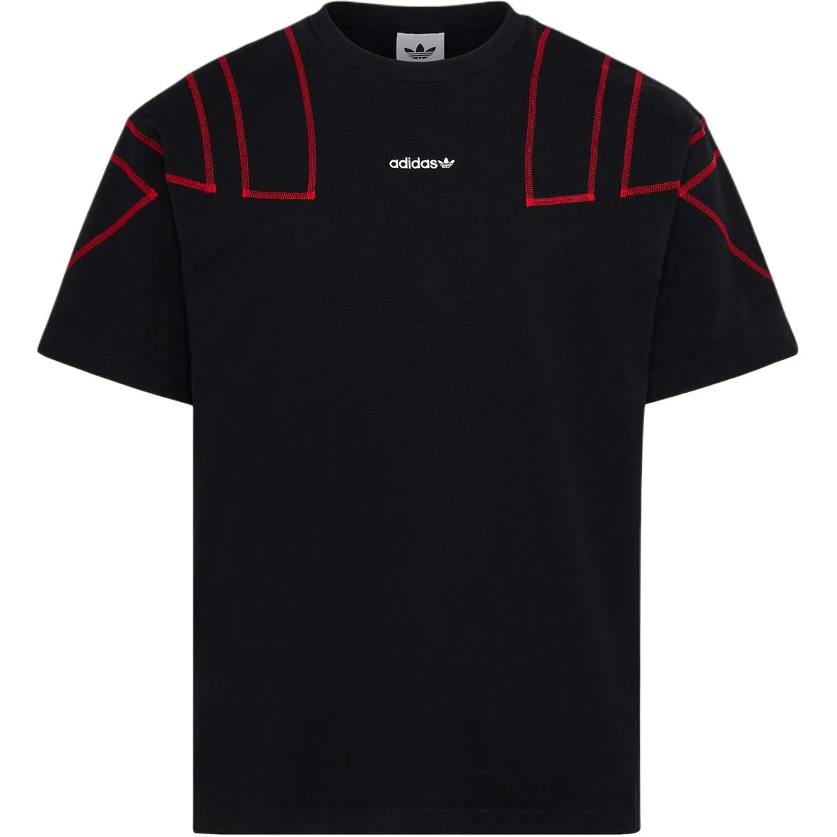 Футболка мужская black crew neck moderate Adidas Originals