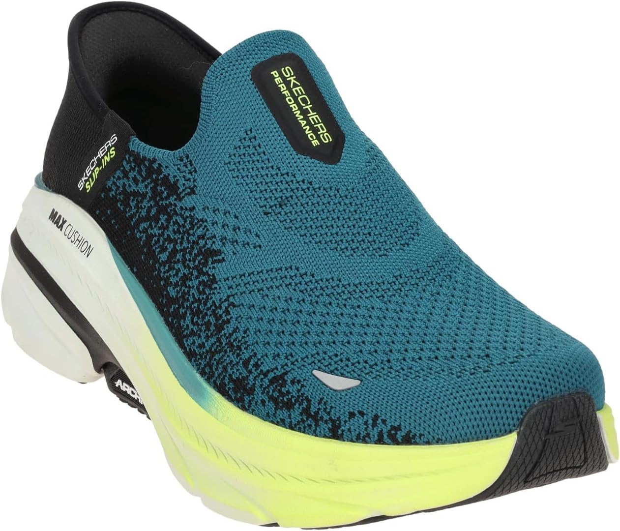 Мужские кроссовки Skechers Hands Free Slip-ins Max Cushioning Arch Fit 2.0 - Fortuitous 2.0, черный/синий — фото 3