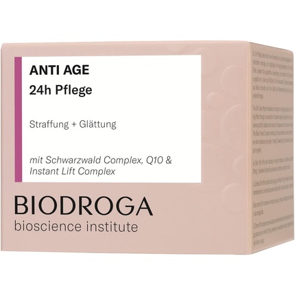Крем для лица Anti Aging 24h 50 мл Укрепляющий крем для лица против морщин Дневной и ночной уход Vegan Bioscience Institute Biodroga — фото 2