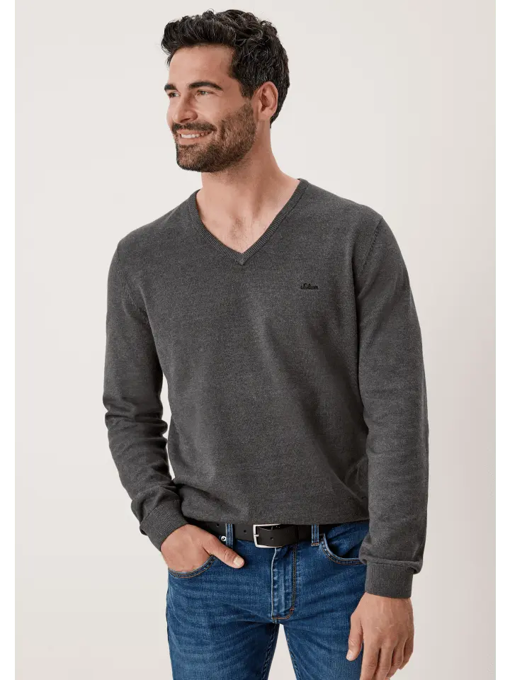 

Пуловер s.Oliver, серый