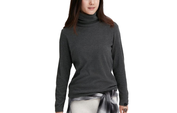 

UNIQLO Женский трикотаж, цвет 07 bluish gray