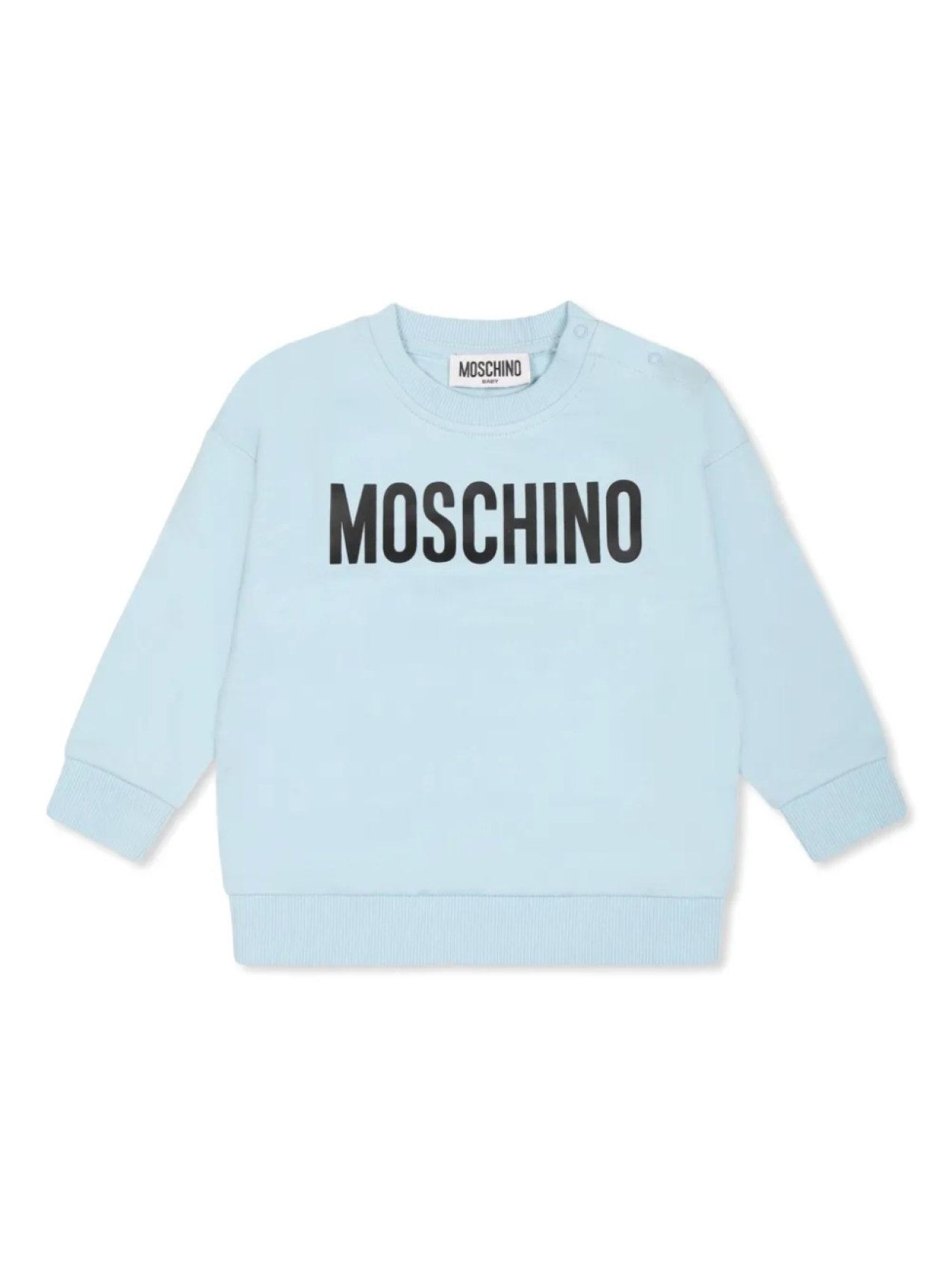

Толстовка с логотипом Moschino Kids, синий