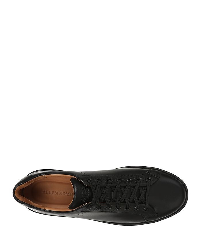 Мужские низкие кожаные кроссовки Allen Edmonds Barnes, черный — фото 2