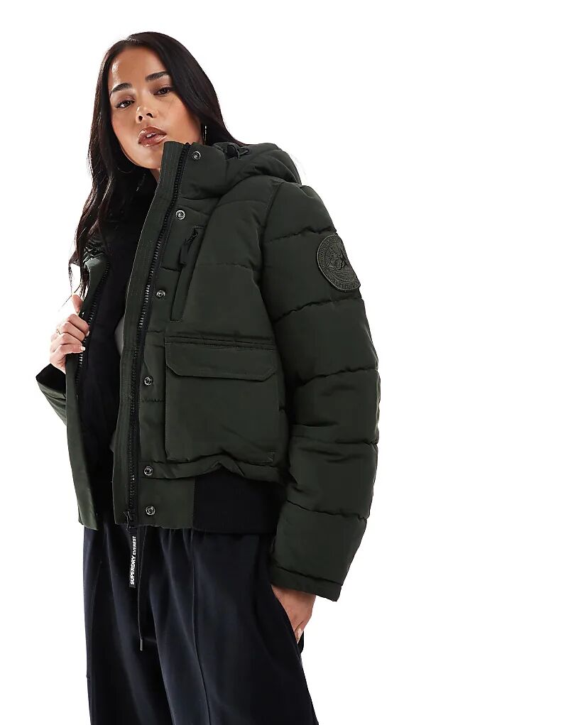 

Куртка-бомбер Everest из излишков товаров оливково-зеленого цвета Superdry
