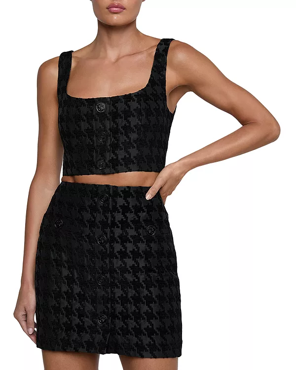 

Укороченный топ Мэйлин L'Agence, черный