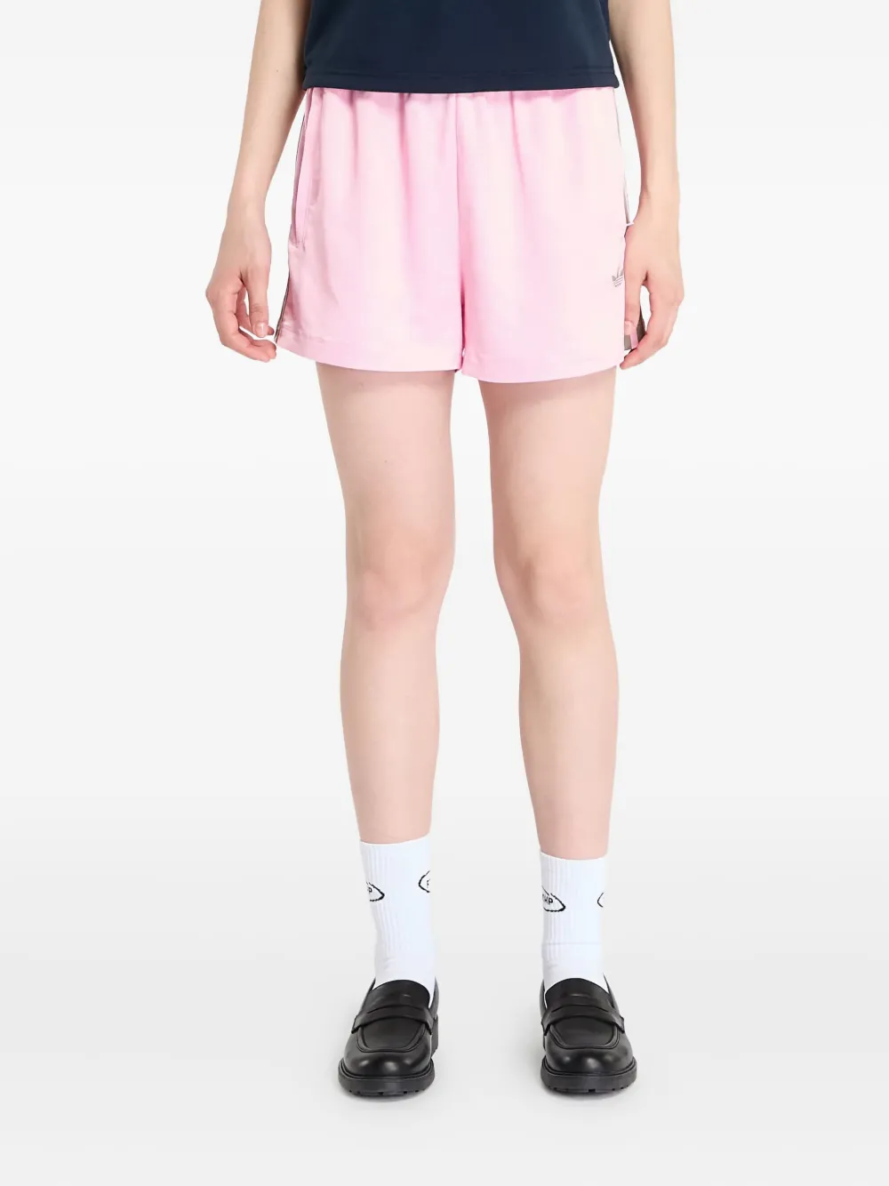 

Шорты с полосками Adidas, розовый