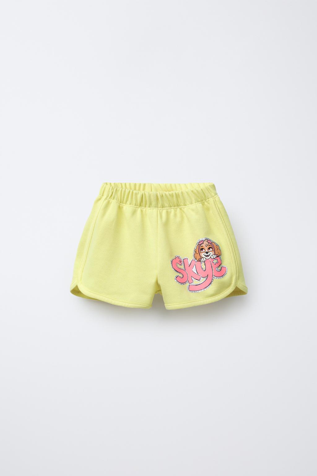 

Шорты-бермуды skye paw patrol ZARA, желтый