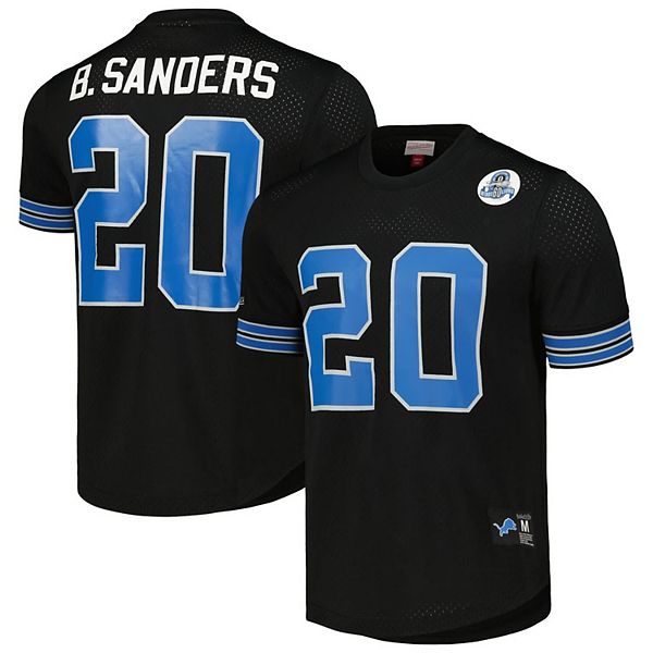 

Футболка Detroit Lions Barry Sanders черная больших размеров Mitchell & Ness