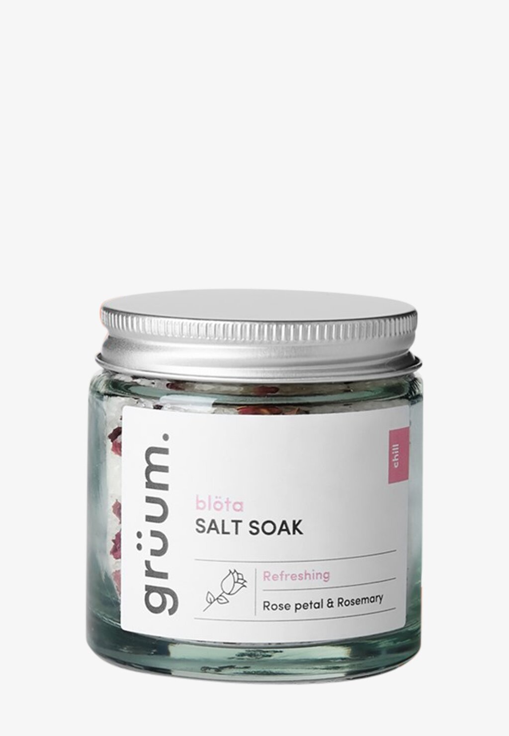 

Гель для тела Blöta Salt Soak Rose Petal And Rosmary grüum, цвет metallic black ochre
