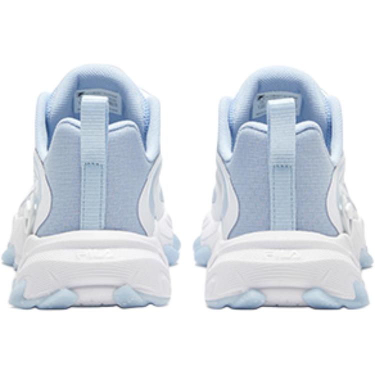 FILA KIDS Детские кроссовки с низким верхом, устойчивые к скольжению, истиранию и отскоку, сине-белые — фото 4