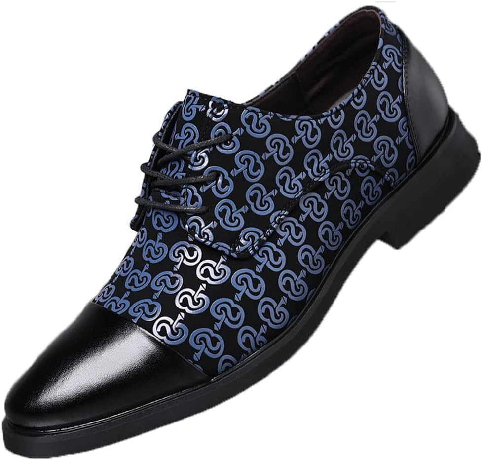 

Мужские повседневные деловые туфли UIKGITP, модные лакированные кожаные с шнуровкой, роскошные, дышащие, для офиса, работы, вождения, прогулок на улице, удобные лоферы, синий