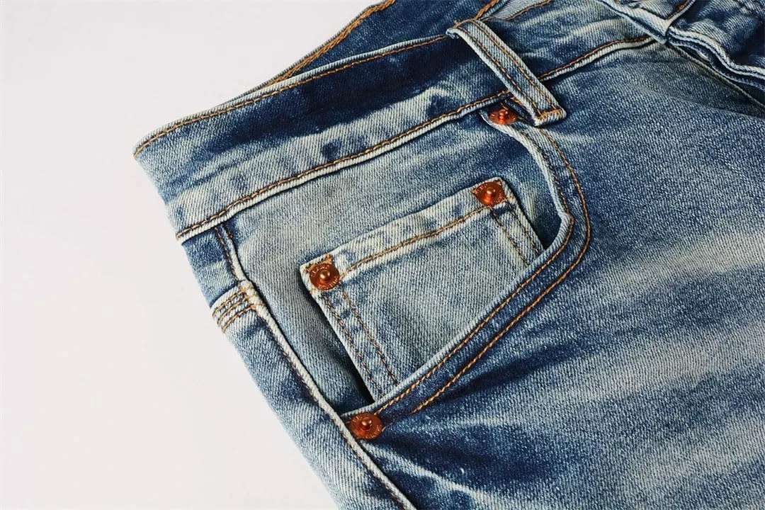 Джинсы, Low Rise Stretch Skinny, Ripped, 9037 — фото 3