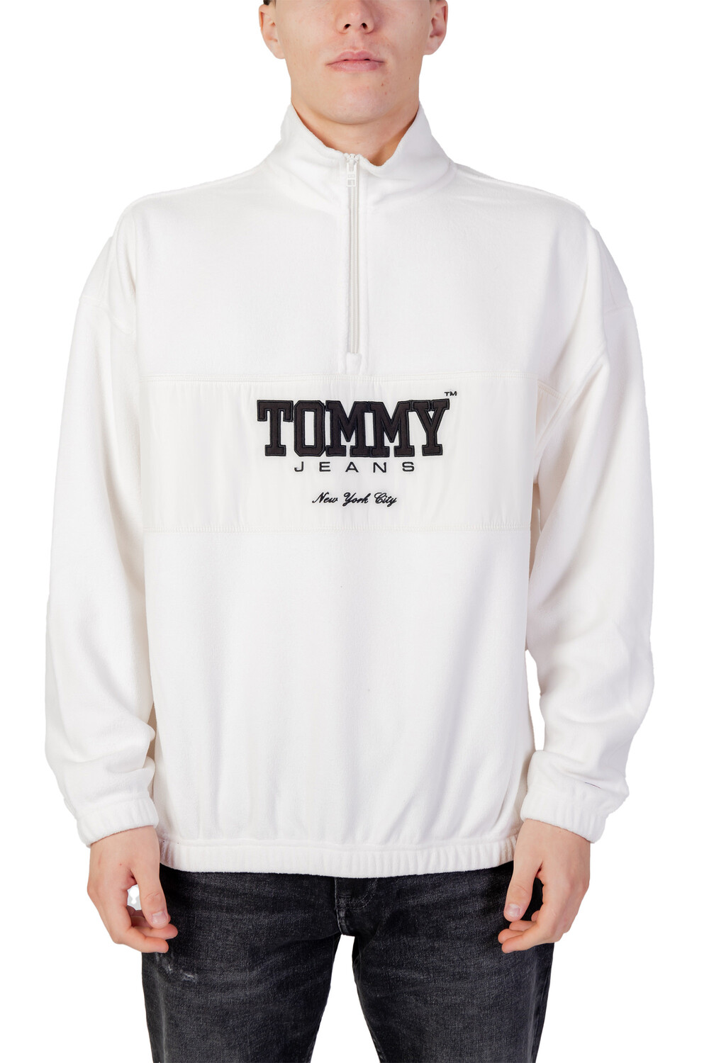 

Толстовка мужская Tommy Jeans с воротником на молнии, белый