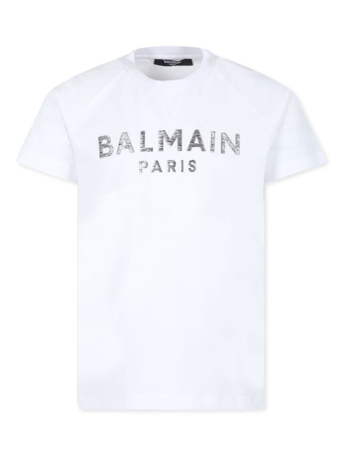 

Balmain Kids футболка с аппликацией логотипа, белый