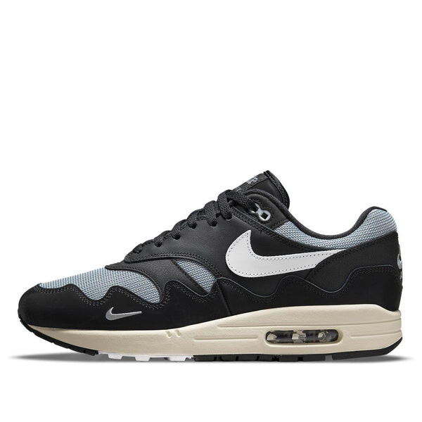 

Кроссовки x patta air max 1 'black' Nike, черный