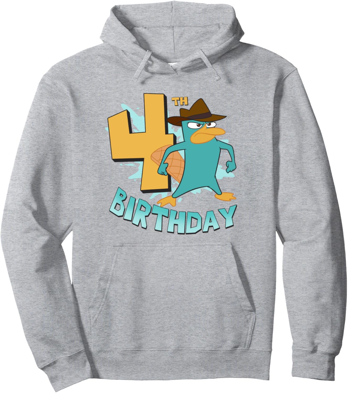 

Худи Disney Phineas and Ferb Perry на 4-й день рождения, синее, Синий, Худи Disney Phineas and Ferb Perry на 4-й день рождения, синее