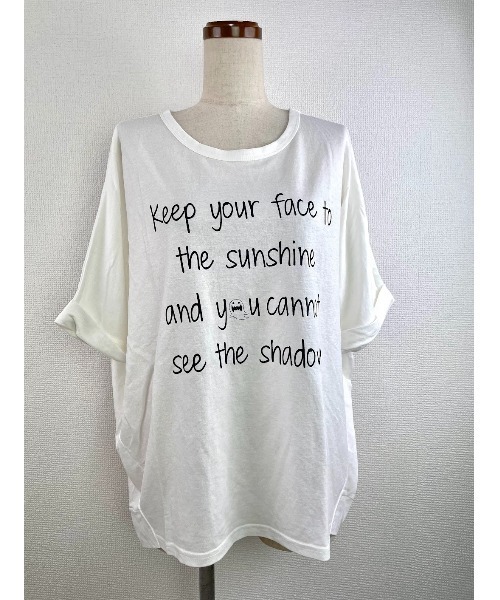 

Футболка, крой оверсайз, бренд Rydia, цвет кремовый