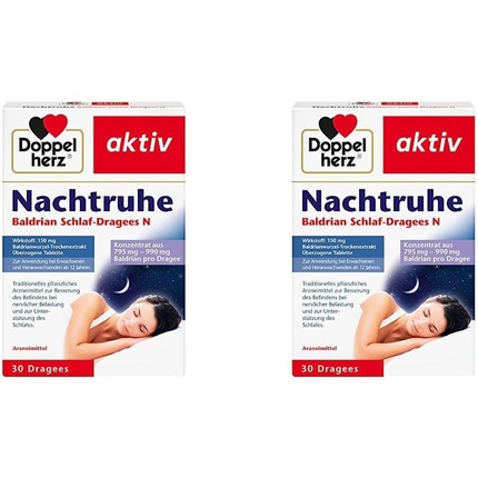 

Таблетки для сна Night Calm Valerian - 30 таблеток Doppelherz
