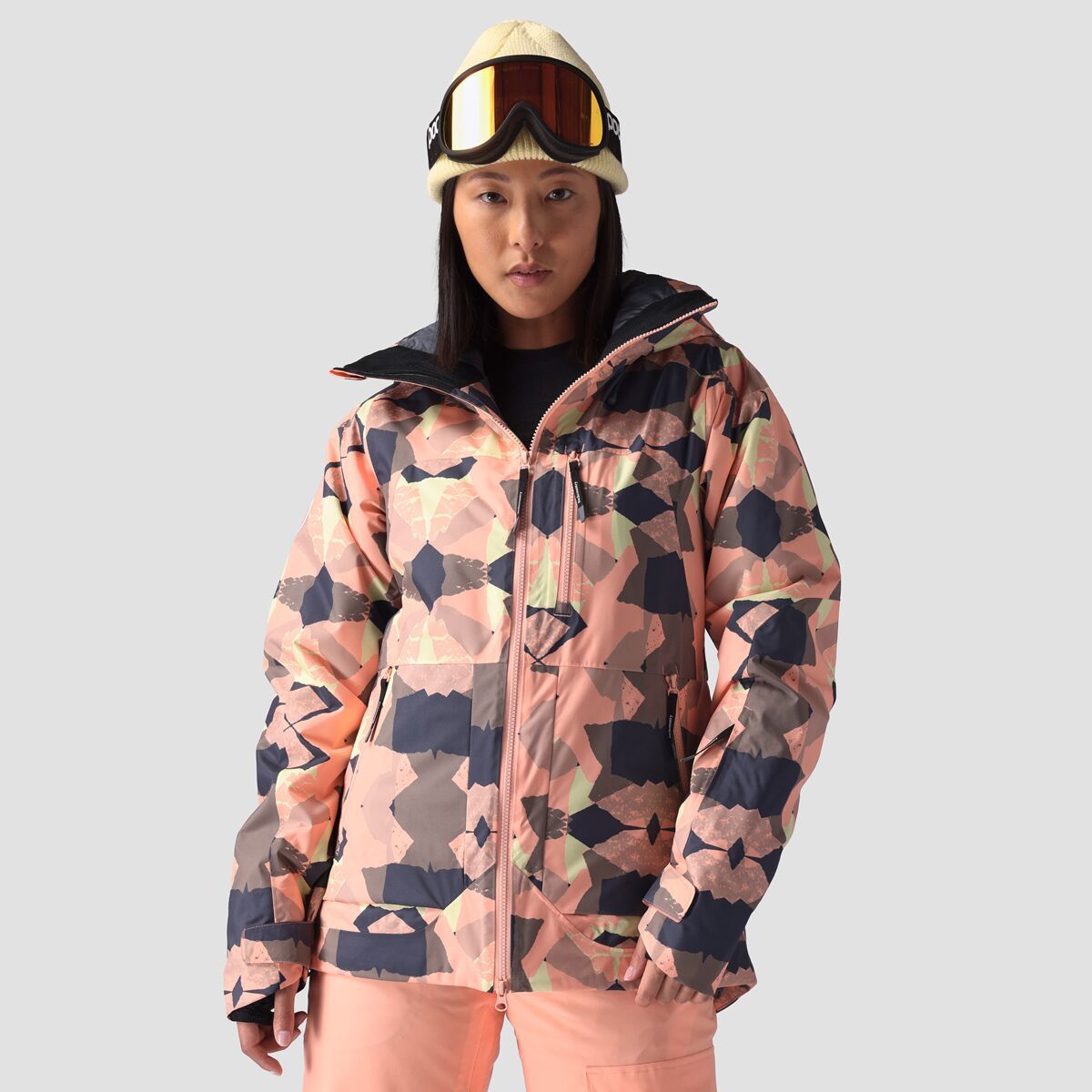 

Утепленная куртка Crestcruiser Backcountry, цвет peach sky geo collage print