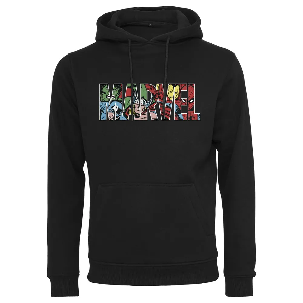 

Толстовка Urban Classics Marvel Logo Character, черный