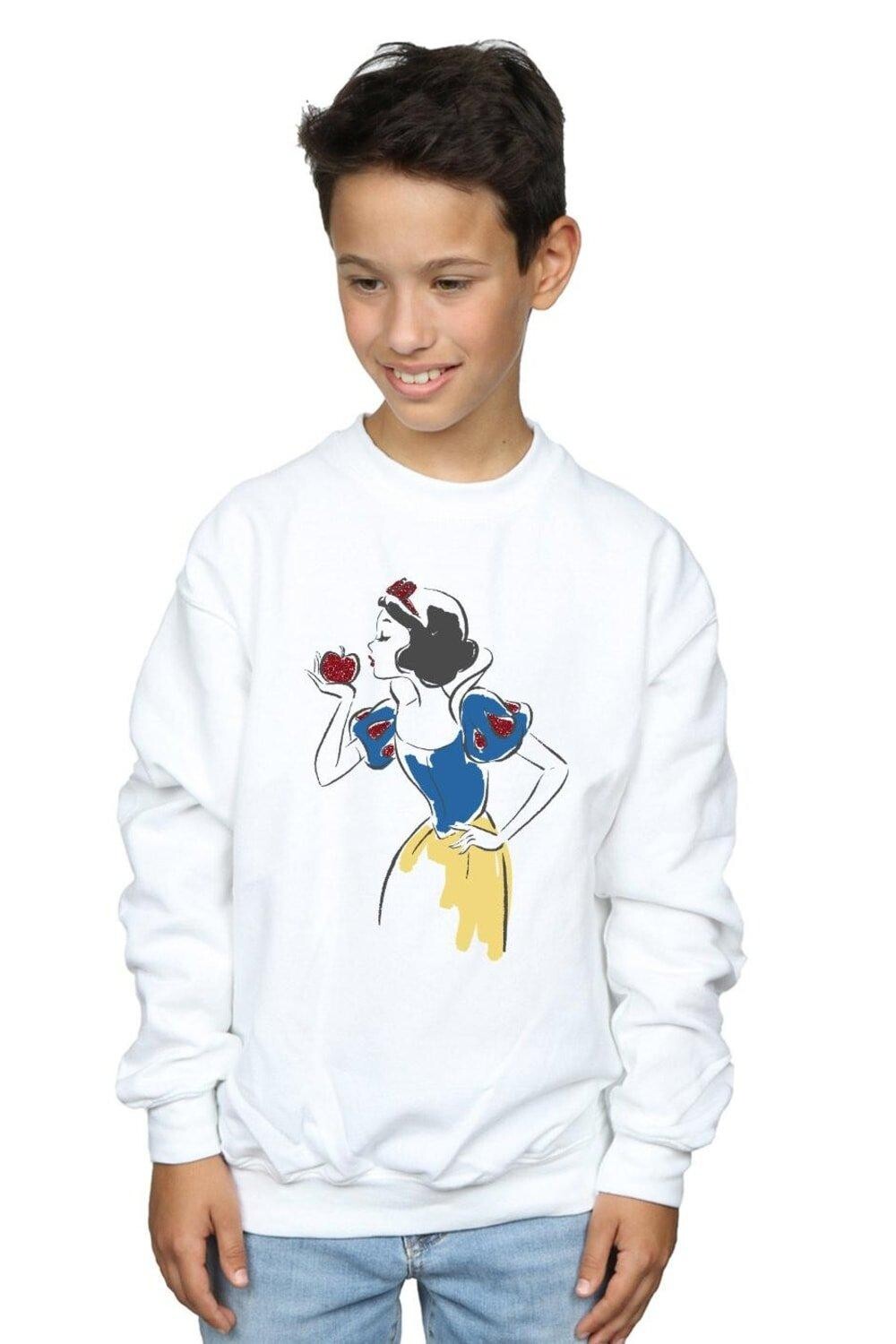 

Толстовка с блестками Snow White Apple Disney Princess, белый