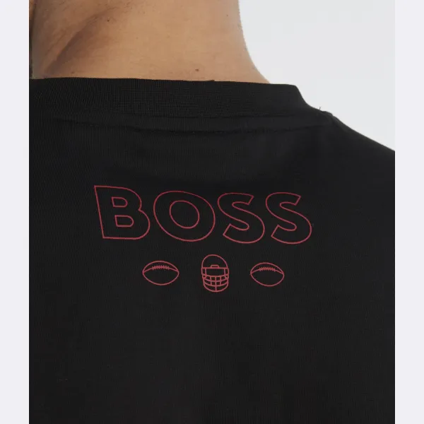 Футболка-Трэп стандартного кроя НФЛ Boss, черный — фото 3