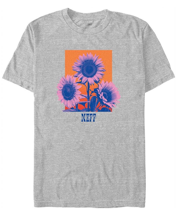 

Мужская футболка с коротким рукавом NEFF Sunflower Fifth Sun, серый