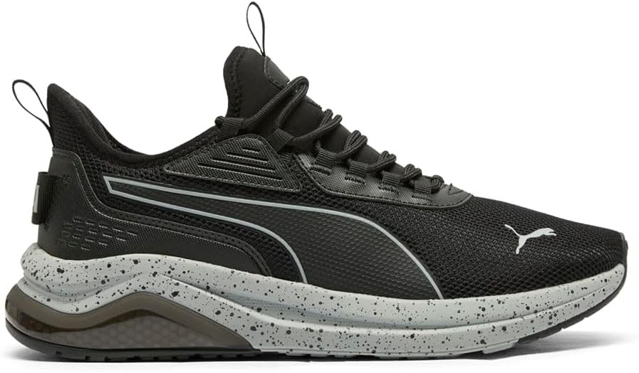 

Мужские кроссовки PUMA Amplifier Speckle с шнуровкой, повседневные - черные