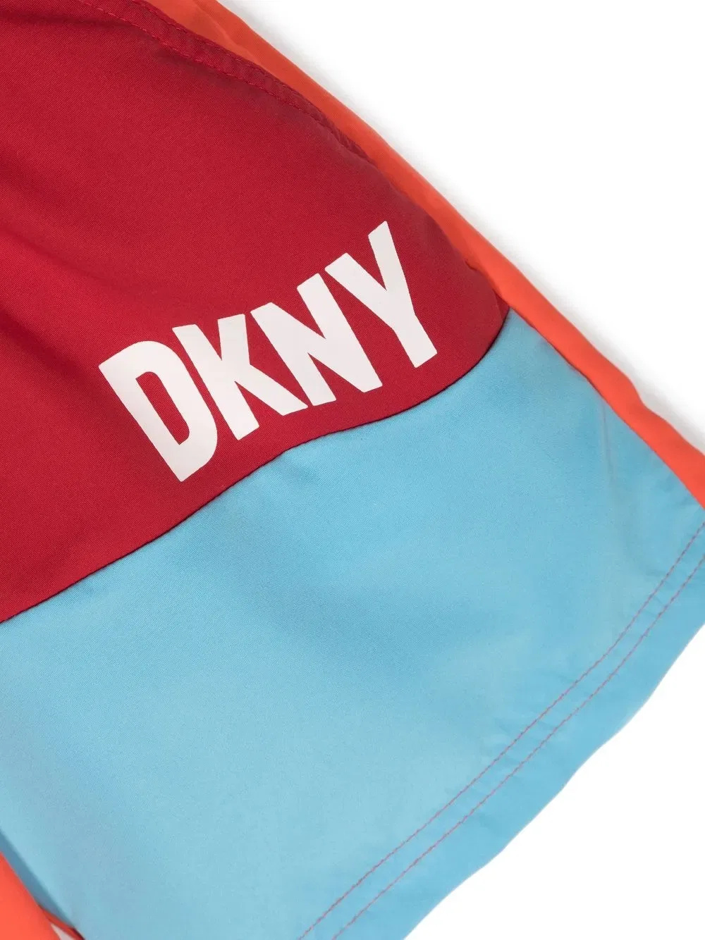 Плавки с логотипом в стиле цветовых блоков Dkny Kids, оранжевый — фото 3