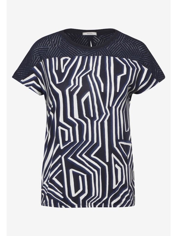 

Футболка Cecil T-Shirt, цвет universal blue
