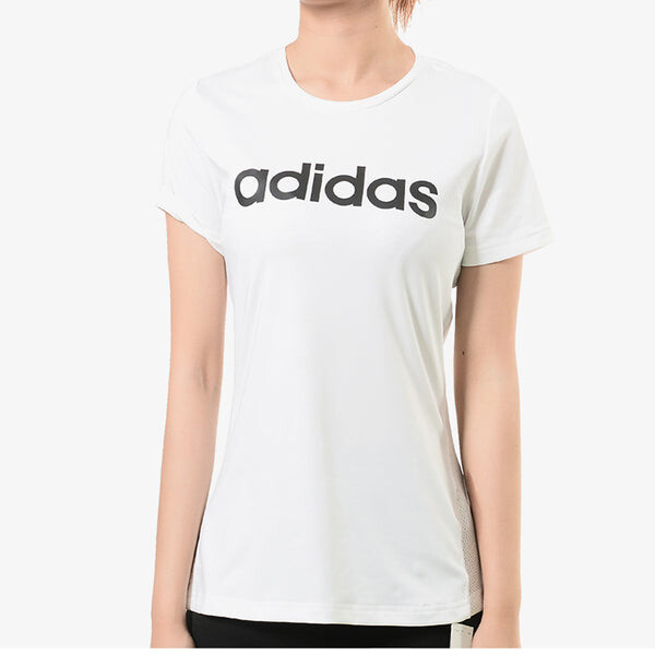 Футболка дизайн 2 move логотип футболка азиатские размеры Adidas, белый — фото 3