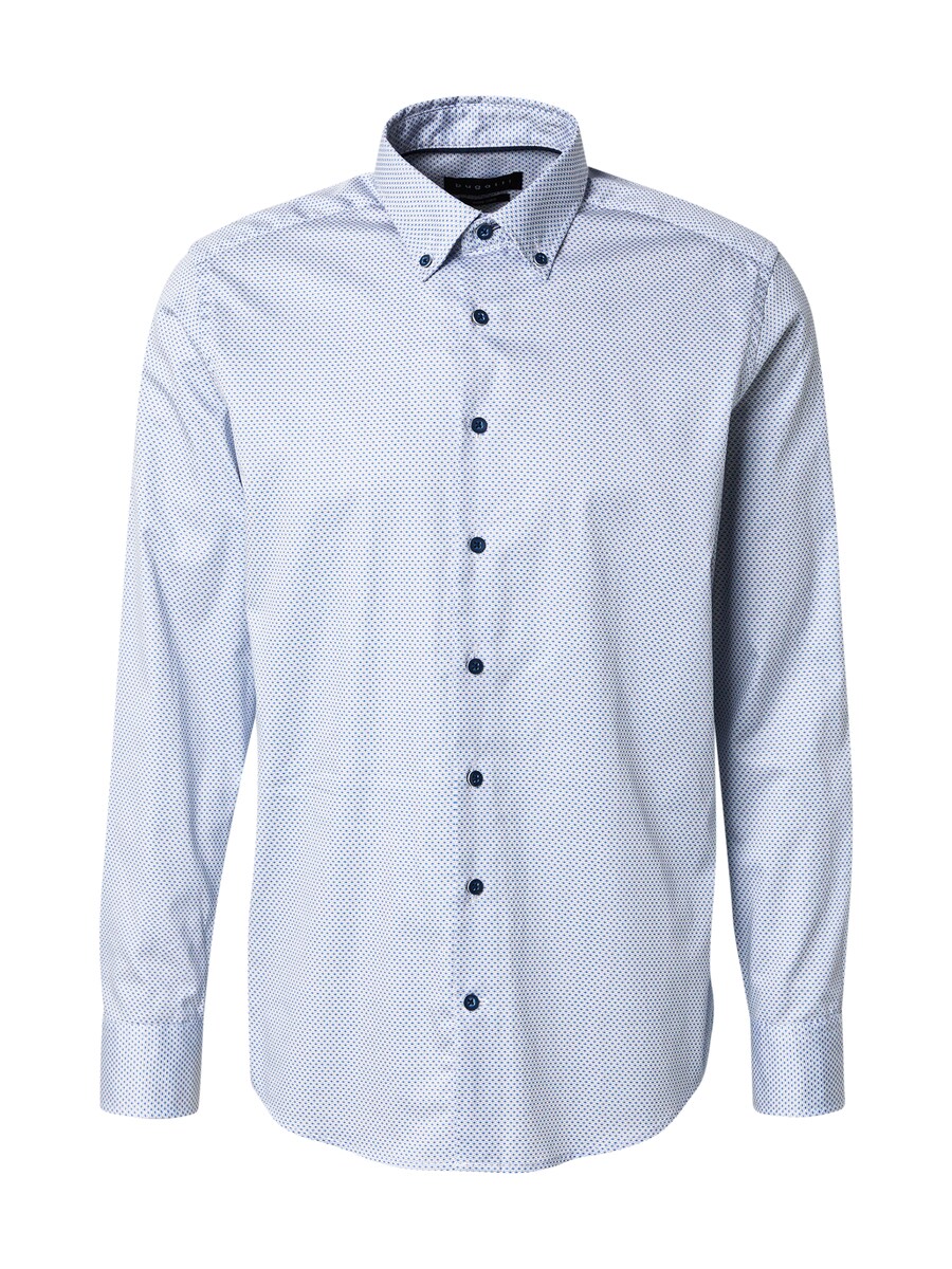 

Рубашка на пуговицах классического кроя bugatti, Light blue/Dark blue