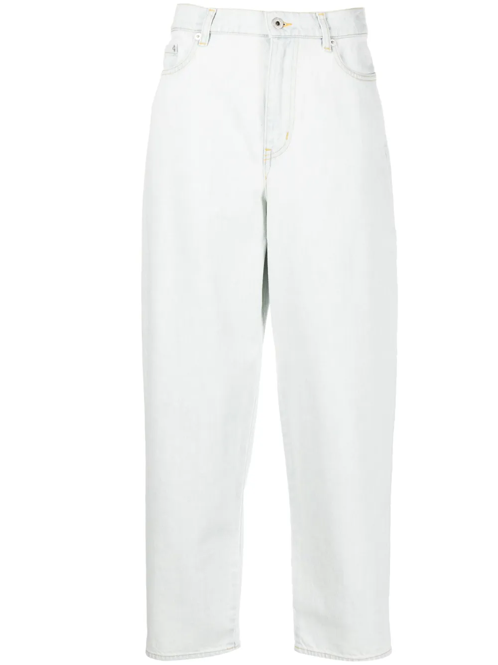 

Прямые джинсы с вышитым логотипом KENZO, синий