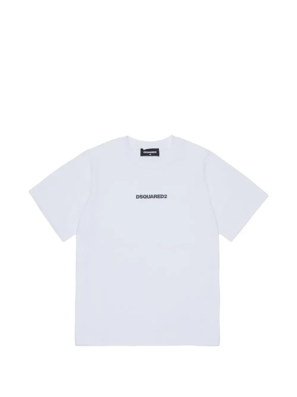 Футболка из хлопка с логотипом Dsquared2 Kids, белый