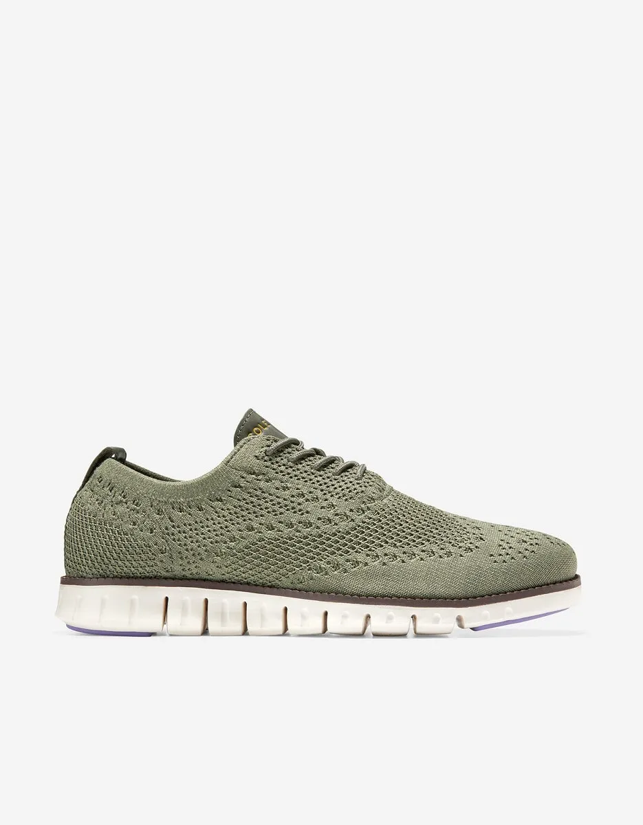 

Мужские туфли на шнуровке из ткани Stitchlite Cole Haan, зеленый