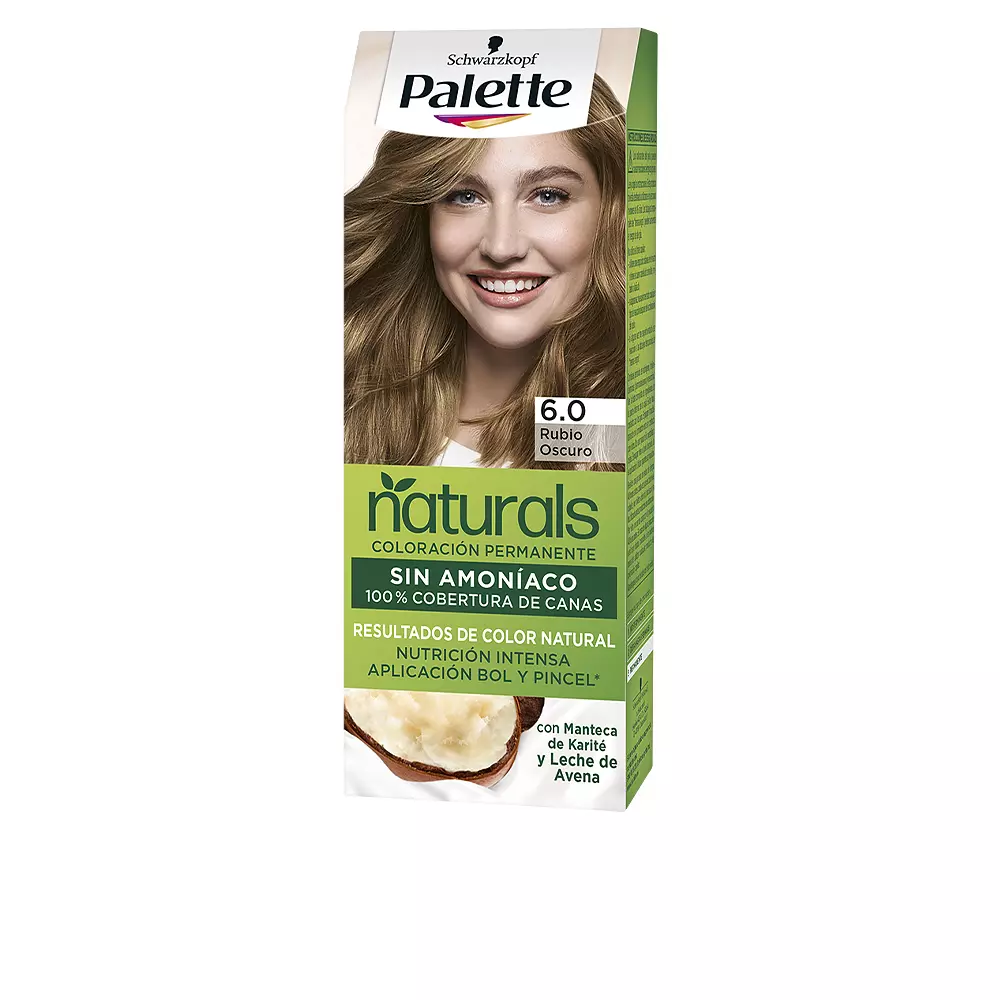 

Краска для волос Palette naturals color creme Palette, цвет 6.0-rubio oscuro, 1 шт.