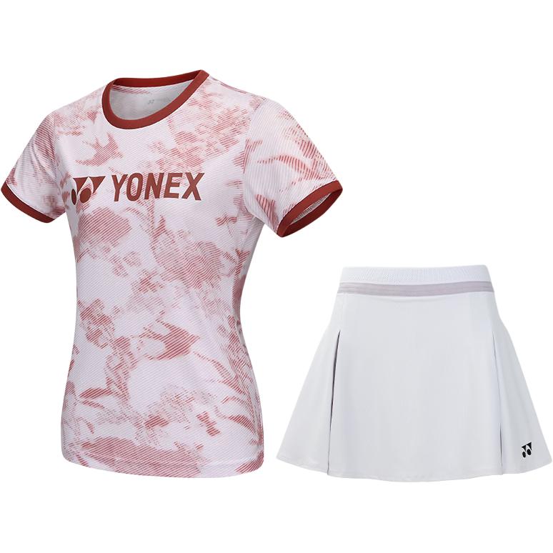 

YONEX Повседневный костюм для женщин Umber Top+White Bottom