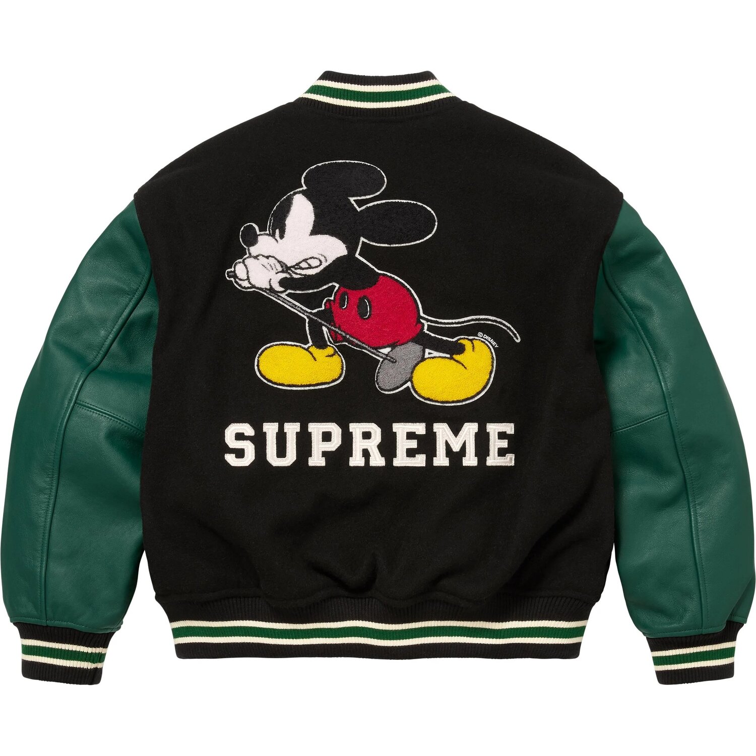 Numbernine x, fw25 week8 varsity jacket куртка unisex Supreme, красный — фото 3