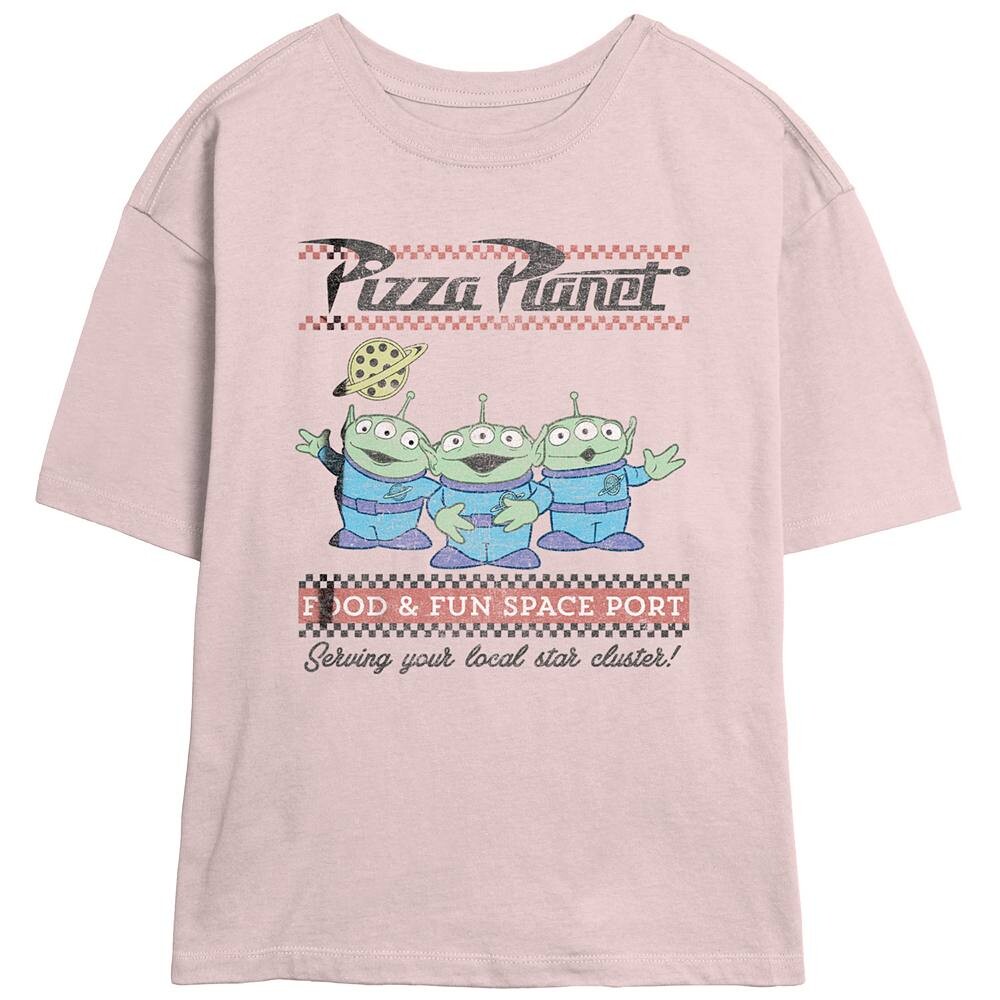 

Футболка с рисунком «Скиммер» для юниоров «Очень странные дела» Pizza Planet Food And Fun Skimmer Licensed Character, цвет Blush