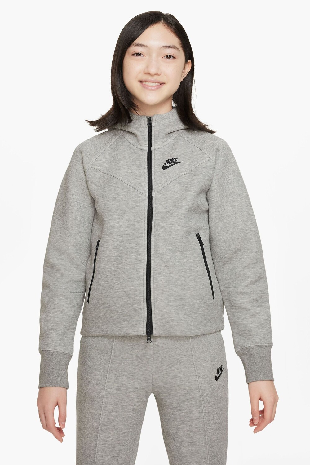 

Толстовка из технического флиса на молнии Nike, серый