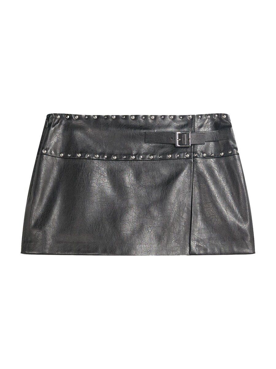 

Кожаная юбка Bershka, Black